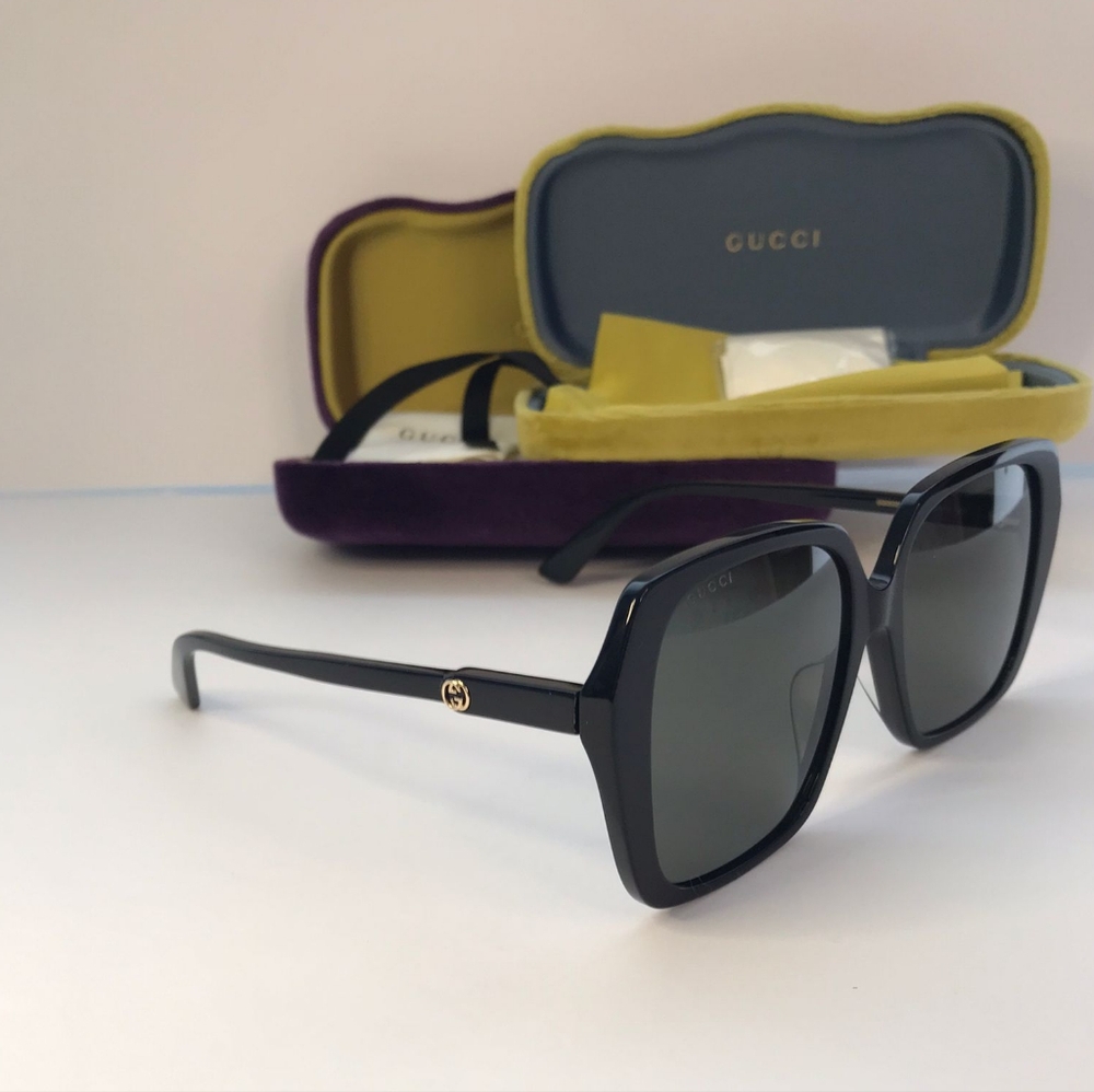 💯 Original GUCCI GG Sunglasses GG0533SA Black
